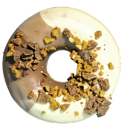 Dona crema de chocolate